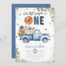 Search for blue truck invitations Pumpkin patch