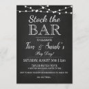 Search for stock the bar invitations Chalkboard
