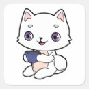 Search for coffee cat stickers Funny