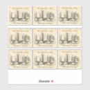 Recherche de vieux bois autocollants Vintage