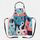 Search for pink cat aprons Birthday