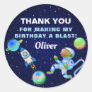 Search for blue rocket stickers Astronaut