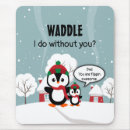 Search for cartoon penguin mousepads Kawaii
