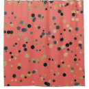 Search for coral shower curtains Dots