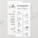 Search for itinerary wedding programs Minimalist