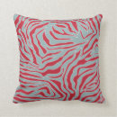 Search for blue zebra stripe pillows Pattern