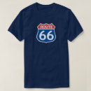 Recherche de vintage route 66 tshirts Rétro