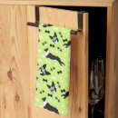 Search for black and white pattern tea towels Dogs