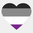 Search for pride asexual stickers Heart