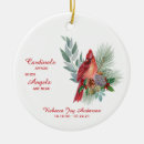 Search for cardinal bird christmas decor In loving memory