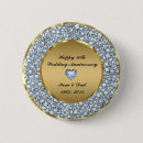 Search for 50th wedding anniversary buttons Elegant