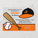 Search for black baseball invitations Orange
