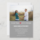 Search for red grey wedding invitations Chic