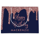 Recherche de navy blue gift bags Anniversaire