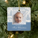 Search for tradition ornaments Baby's first christmas