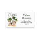 Search for baby tiger return address labels Giraffe