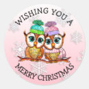 Search for owl couple stickers Pink