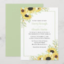 Search for yellow sunflower invitations Green