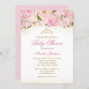 Search for rose baby shower invitations Floral