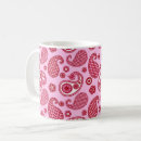 Search for pink paisley mugs Paisly
