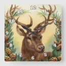 Search for deer head clocks Country