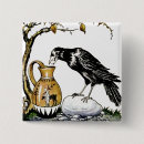 Recherche de le corbeau badges Illustration