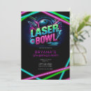 Search for laser tag birthday invitations Glow