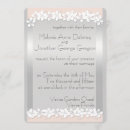 Search for silver and peach wedding invitations Bride