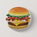 Search for cheeseburger buttons Hamburger