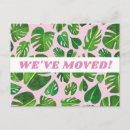 Search for pink moving announcement cards Trendy