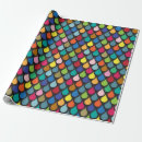 Search for dragon scales wrapping paper Colourful