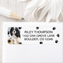 Search for cat paw return address labels Black and white