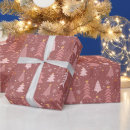 Search for pink christmas tree wrapping paper Snowflakes