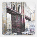 Recherche de pont brooklyn autocollants Amérique