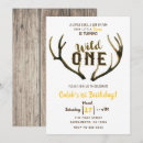 Search for deer birthday invitations Boys