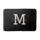 Search for white gold bath mats Black