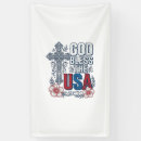 Search for god bless banners Usa