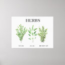 Search for herb canvas prints Kitchen