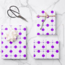 Recherche de pois violet papier cadeau Motif