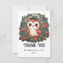 Search for colourful owls cards Whimsical