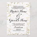 Search for white marble wedding invitations White and gold