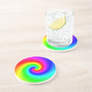 Recherche de psychedelic dessous de verres Rétro