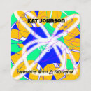 Search for bright color business cards Customer