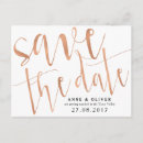 Search for rose gold save the dates Save our date