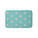 Search for heart bath mats Pastel