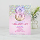Search for girls 8th birthday invitations Eighth birthday party