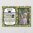 Search for military camo invitations Soldier