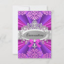 Recherche de damassé pourpre Quinceanera