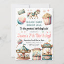 Recherche de carrousel vintage invitations Pour enfants