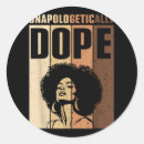 Search for strong girls stickers Afro